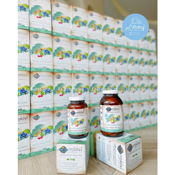 Canxi từ rau củ hữu cơ Mykind