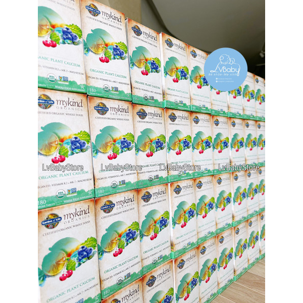 Canxi từ rau củ hữu cơ Mykind