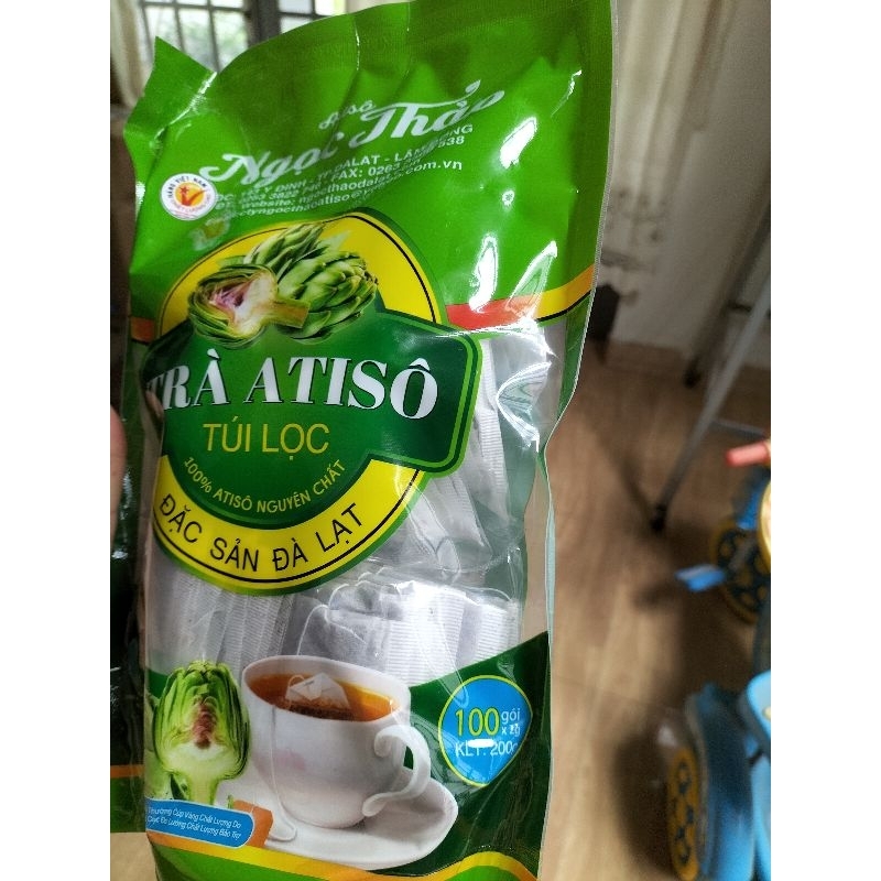Trà atisô ngọc thảo ( 1 gói 100 túi lọc)(combo 10 gói)