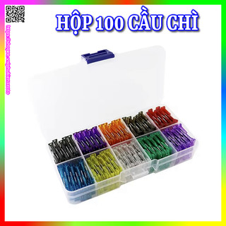Hộp 100 Cầu Chì Xe Máy ,Cầu Chì Ô Tô , Chân Ngắn, Chân Dài, Chân Cụt