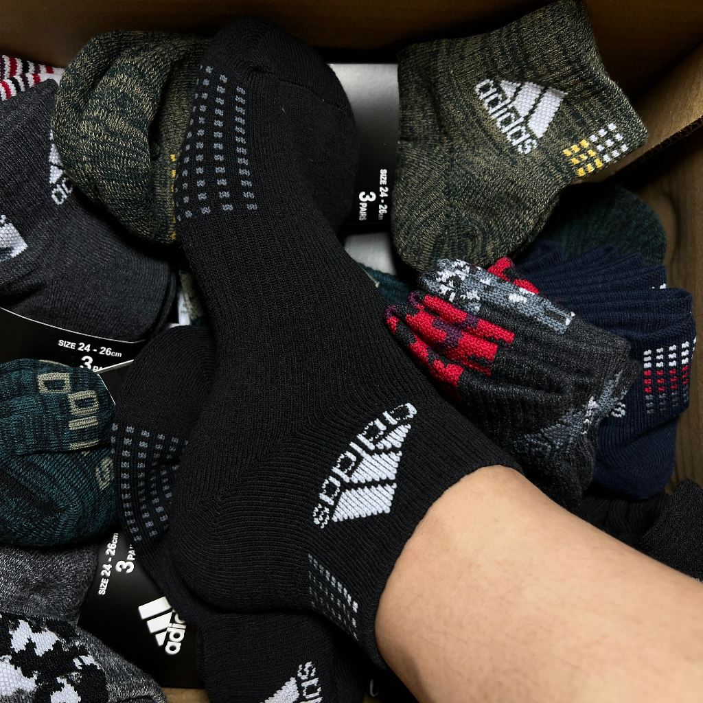 [VNXK] Pack 3 đôi tất Adidas cổ Active socks every Plus ( nhiều màu sắc)