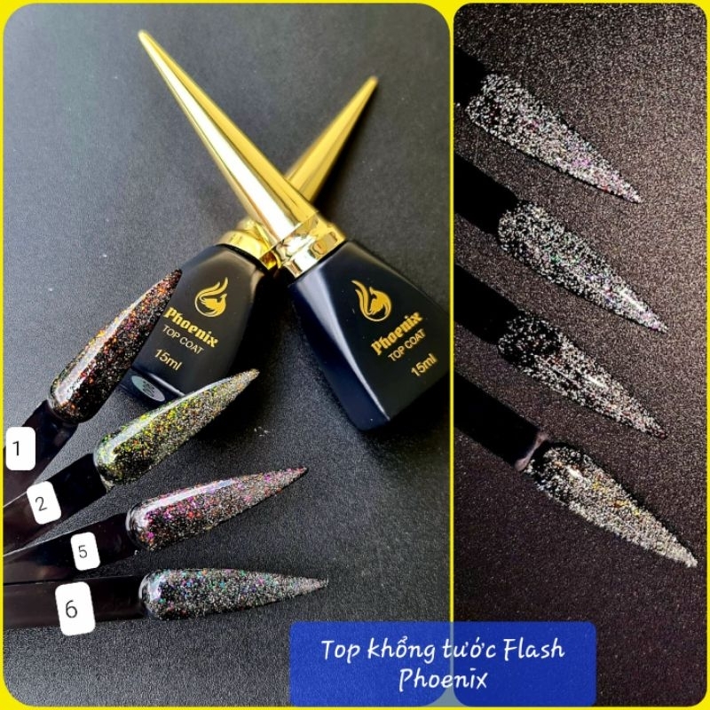 Top nhũ khổng tước flash