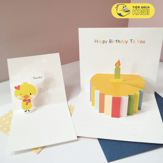 Thiệp Sinh Nhật Nổi 3D Popup