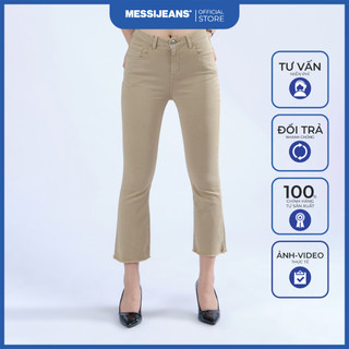 Quần nữ lửng khaki 24"3/4- Pass nhẹ MESSIJEANS SKW1039-71