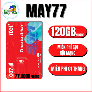 Sim 4G Vinaphone Itel MAY77 Miễn Phí Tháng Đầu Tiên - Miễn Phí Gọi - Sim Ngọc Mai