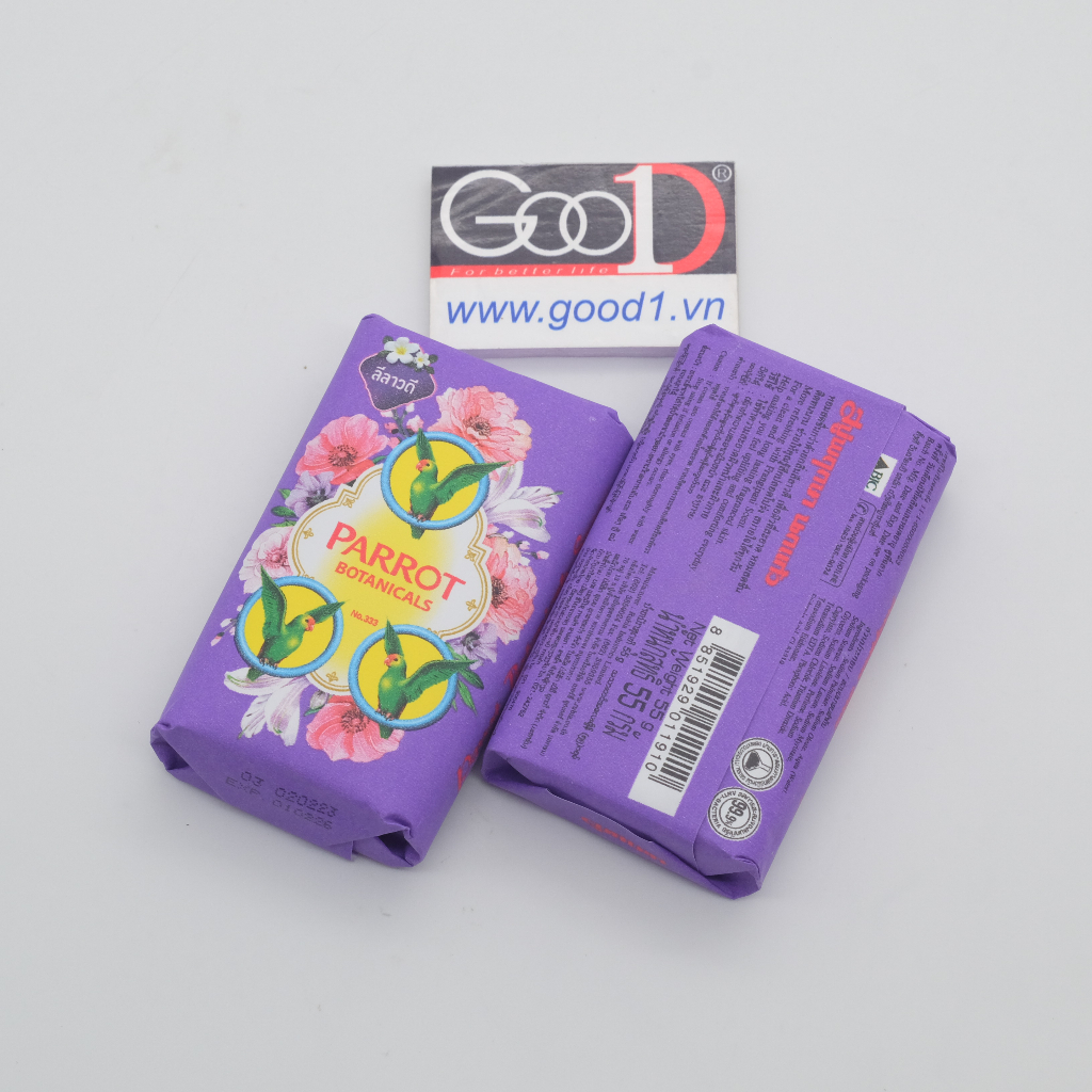 Xà Phòng Tắm Con Vẹt Parrot Botanicals Thái Lan 55g