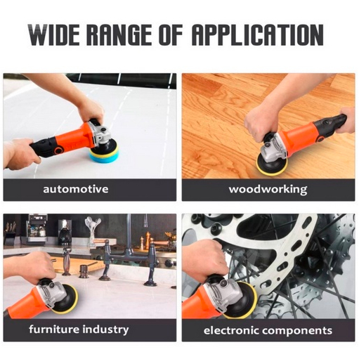 🔥12.12 BÁN HÀNG LỚN🔥𝟐𝟏𝟎𝟎𝐖 Máy Đánh Bóng Xe Hơi Máy đánh bóng ô tô 220V Có Thể Điều Chỉnh Tốc ĐộC