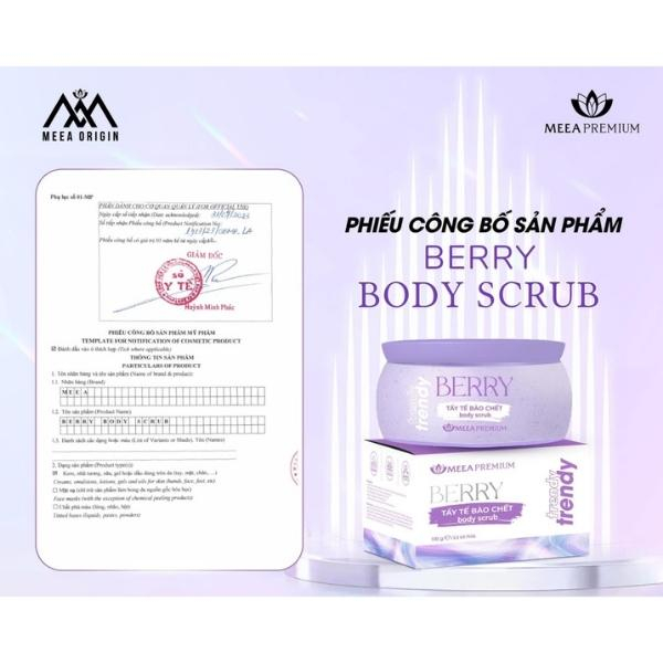 Ủ trắng body, kem ủ trắng body Lên Men Trendy ,Tẩy Tế Bào Chết Body Scrub, Meea Premium giảm thô ráp cho da sần sùi da