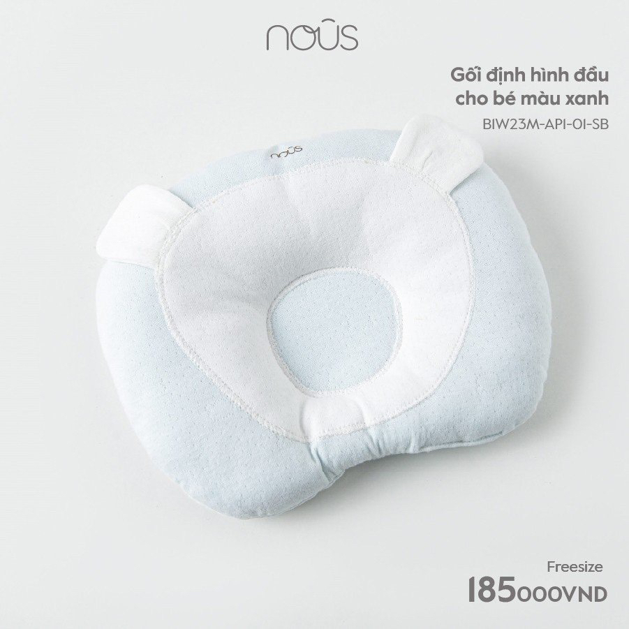 Gối định hình đầu - Gối chặn cho bé Sơ Sinh Nous Chính Hãng Mẫu Mới