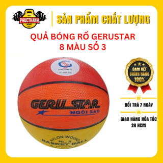 Quả bóng rổ cao su Gerustar số 3