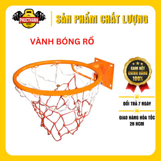 Vành bóng rổ màu cam size 30cm - 50cm