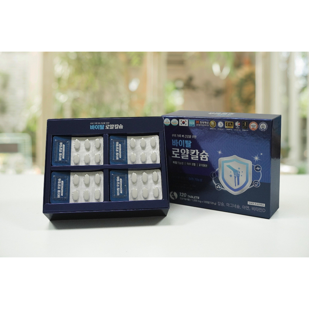 Viên uống bổ sung Canxi HANMI Hàn Quốc Hộp 120 viên x 1000mg