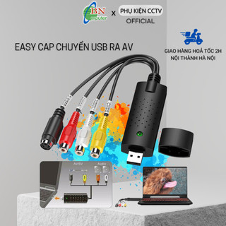 Dây cáp EASYCAP Chuyển từ USB ra AV - Svideo dùng cho máy siêu âm, tivi về máy tínH