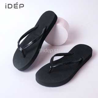 Dép tông kẹp nữ xỏ ngón mũi tròn đế xốp cao su thời trang đi biển mùa hè - iDÉP DL111