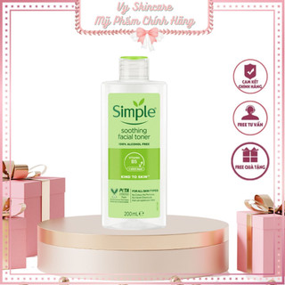 Nước Hoa Hồng Simple Cân Bằng Da Dịu Nhẹ Kind To Skin Soothing Facial Toner 200ml