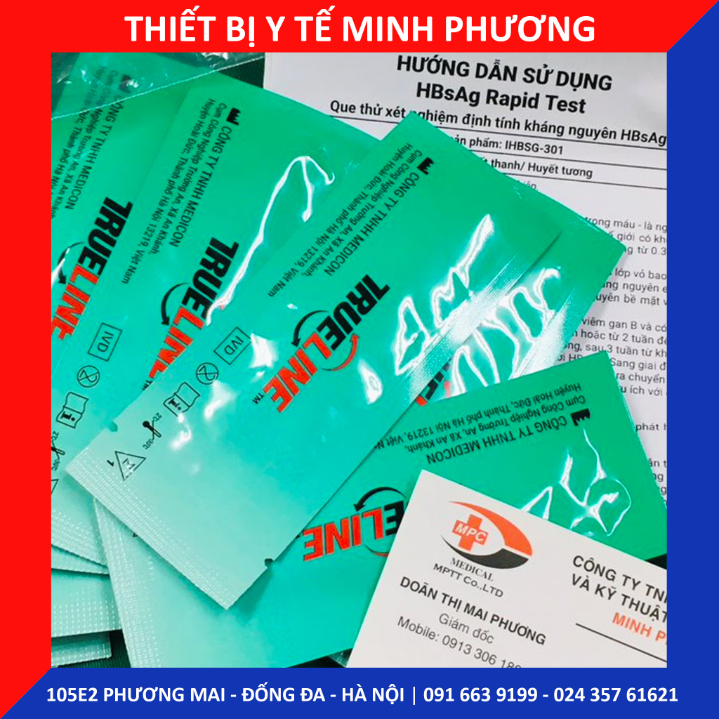 Test thử HBsAg Viêm gan B TrueLine