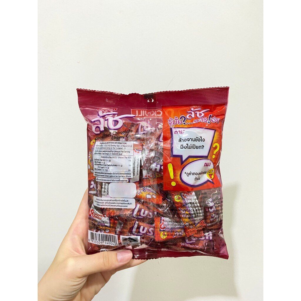 Kẹo Lush  Thái Lan Chocolate Chewy Candy Center Filled