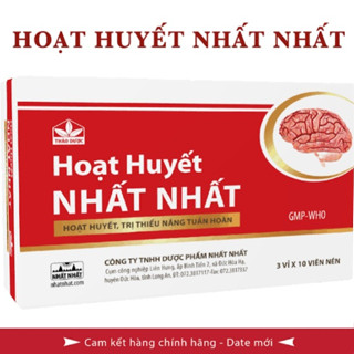 Hoạt huyết nhất nhất hỗ trợ lưu thông khí huyết