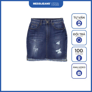 Chân váy jean nữ messijeans sjw-623-18