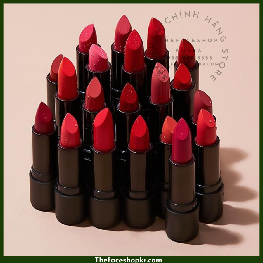 Son thỏi lâu trôi dưỡng ẩm Thefaceshop rouge satin moisture 3.6g