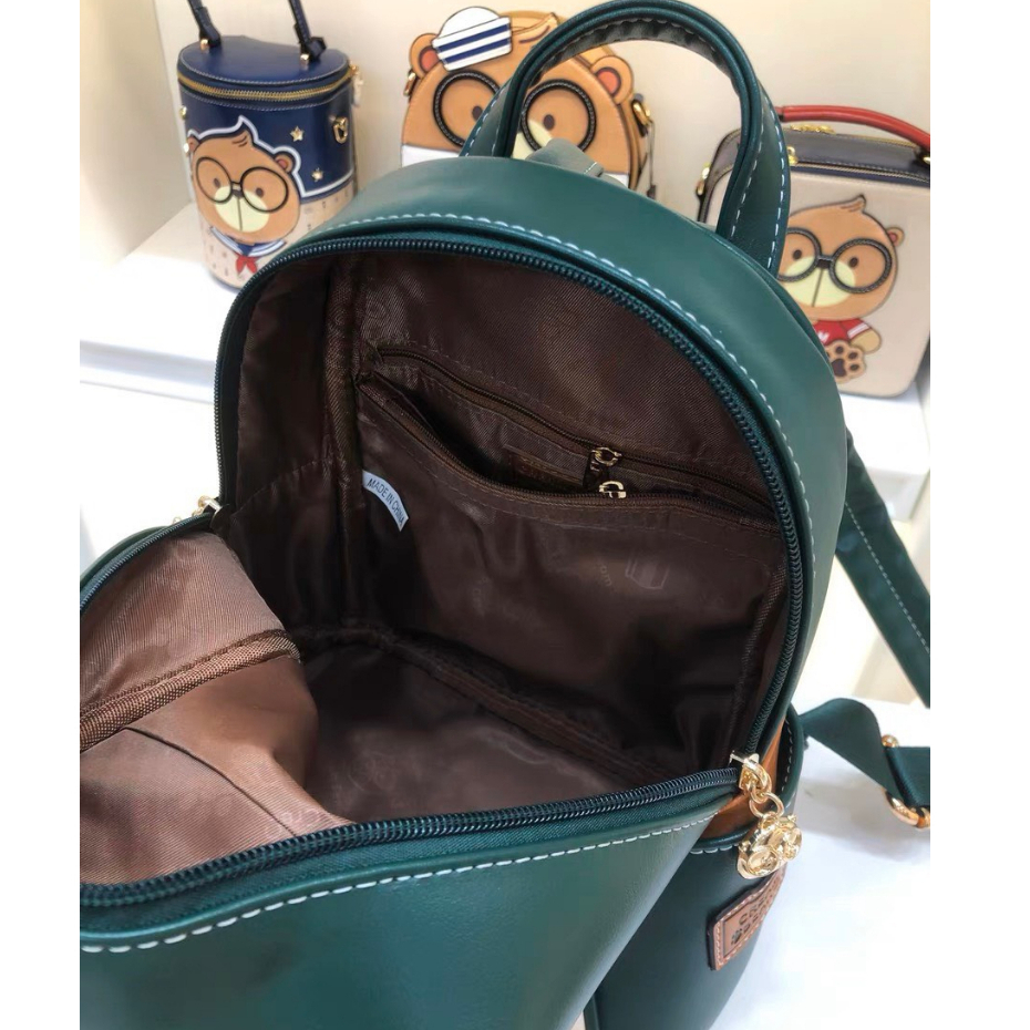 Balo Thời Trang Nữ Sammao & Cream Bear Chất Liệu Cao Cấp Phù Hợp Đi Học Đi Chơi C1220-2