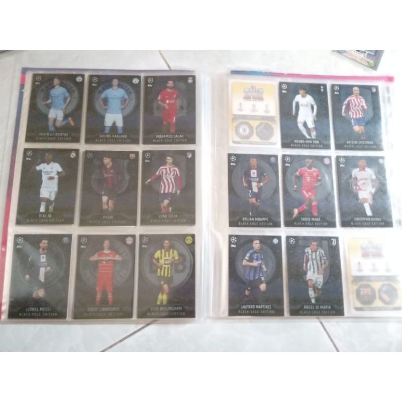 Thẻ cầu thủ match attax Black Edge Edition