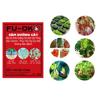 Phân bón cao cấp fu ok , đầy đủ dinh dưỡng npk , trung lượng, vi lượng, vitamin, acid amin, phục hồi cây suy yếu