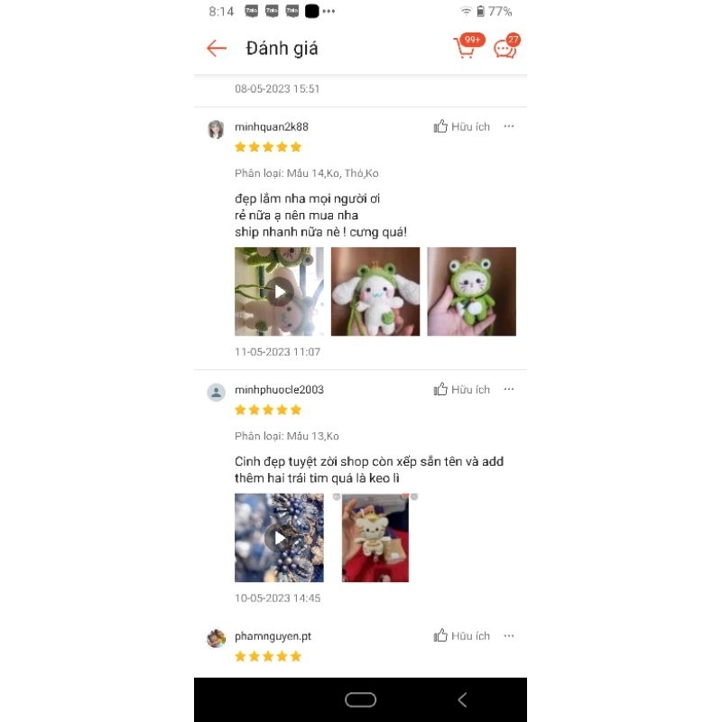 Túi đựng tỏi cho bé hình con mèo