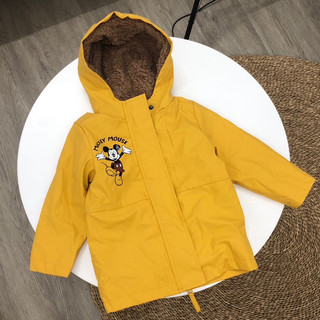 Áo khoác Rain coat lót lông cho bé