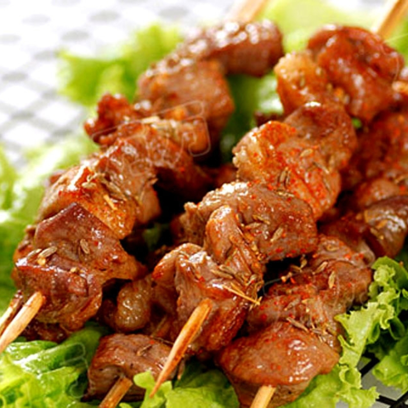 Que xiên thịt nướng, chả cá hàn quốc, an toàn và chất lượng 50 que, Busan Foods