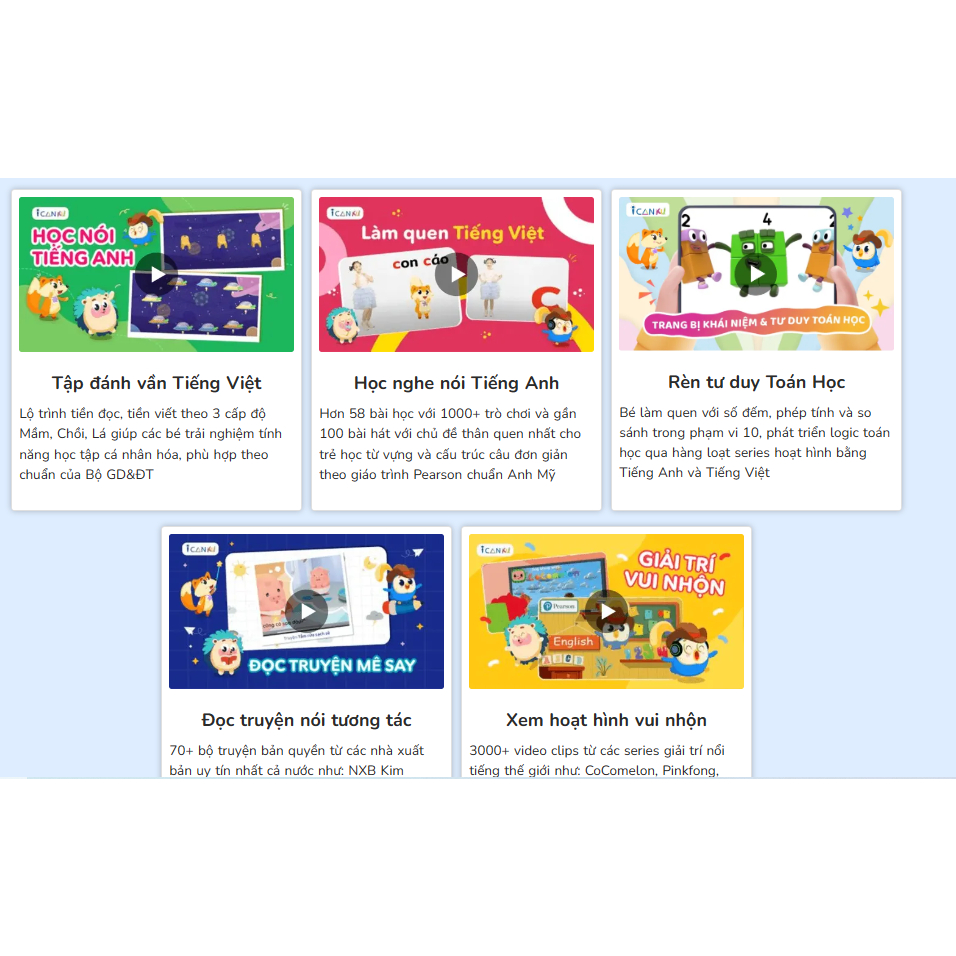 ICANKID 1 năm - Tiếng Anh / Tiếng việt cho trẻ