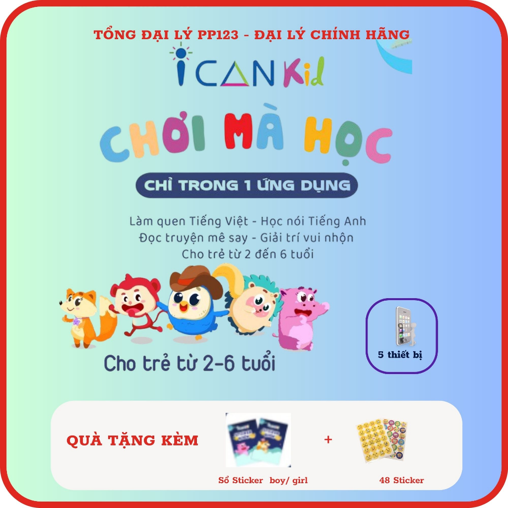 ICANKID 1 năm - Tiếng Anh / Tiếng việt cho trẻ