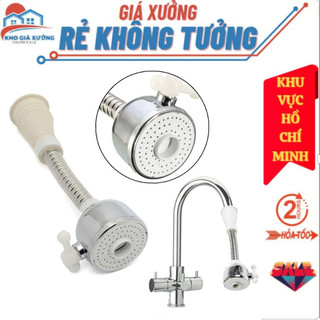  Đầu Vòi Rửa Chén Bát Tăng áp, điều Hướng Xoay 360 độ, 2 Chế độ, Tiết Kiệm Nước, Phù Hợp Với Nhiều Loại Vòi