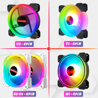 [𝐅𝐀𝐍 𝐑𝐆𝐁] Quạt LED Tản Nhiệt Case, Fan Coolmoon, HUB Remote Chỉnh Hiệu Ứng, Tặng Kèm Ốc & Phụ Kiện LED RGB