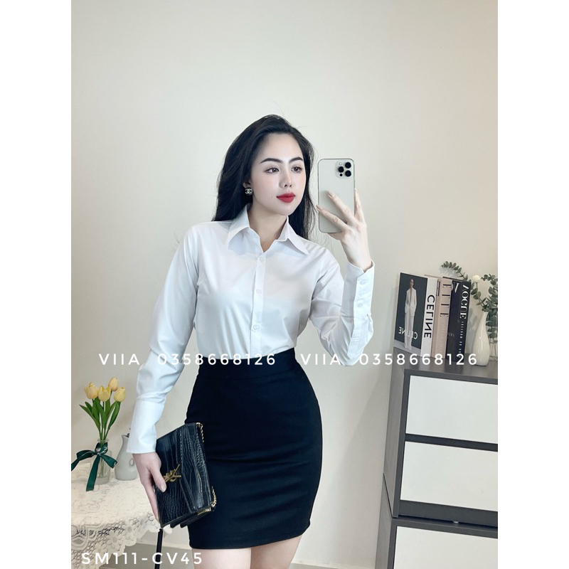 Chân váy bút chì 45cm AN0149 VIIA DESIGN