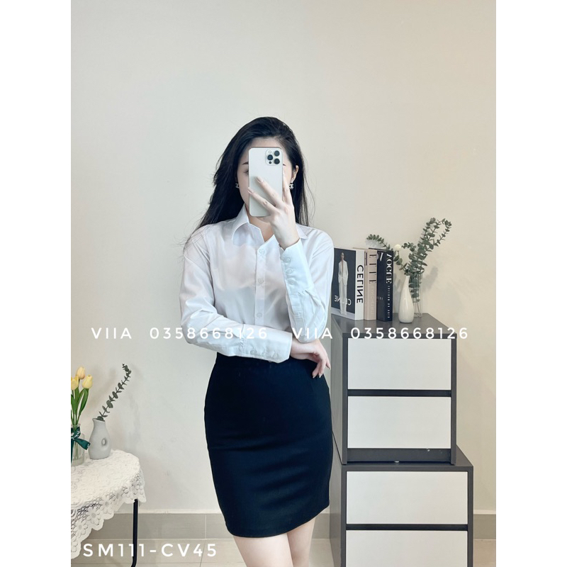 Chân váy bút chì 45cm AN0149 VIIA DESIGN