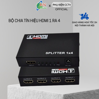 Bộ chia cổng HDMI 1 ra 4 chuẩn 1.4, bảo hành 6 tháng
