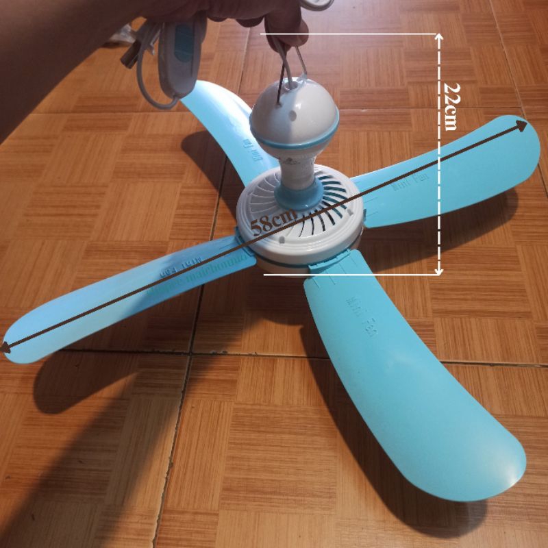 Quạt màn 800, quạt mùng 800mm,quạt trần mini
