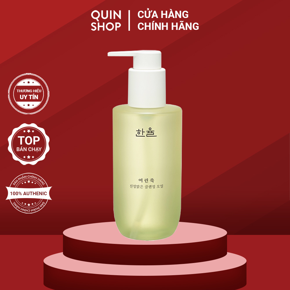 Dầu Tẩy Trang Ngải Cứu Làm Sạch Sâu, Cấp Ẩm, Dịu Da Hanyul Pure Artemisia Claming Cleansing Oil