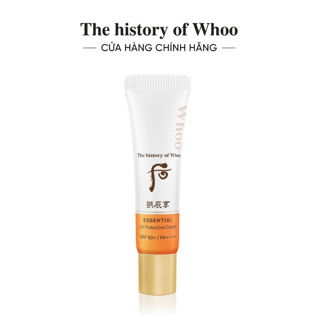 [HB Gift] Kem chống nắng dưỡng ẩm The history of Whoo Gongjinhyang Essential UV Protective Cream SPF50+, PA++++ 6ml/tuýp