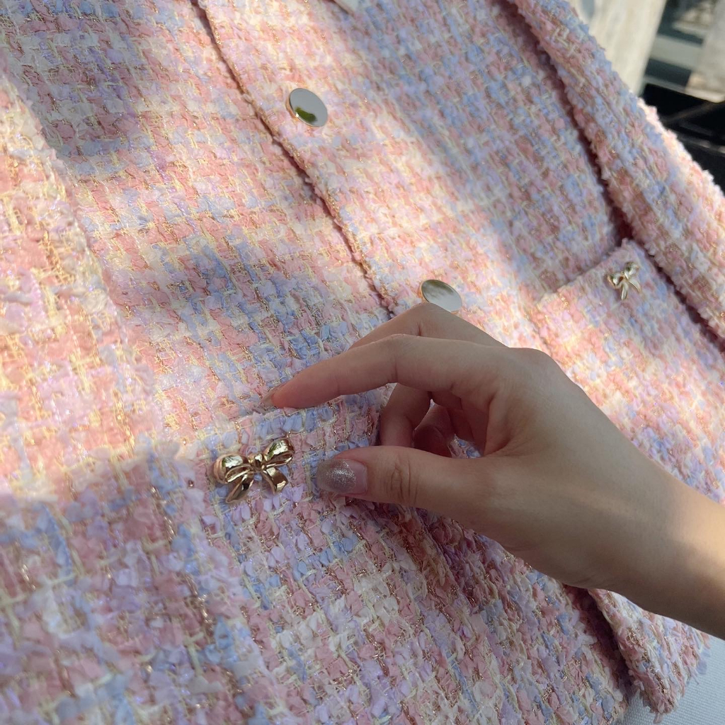 Áo Khoác Dạ Tweed 2022