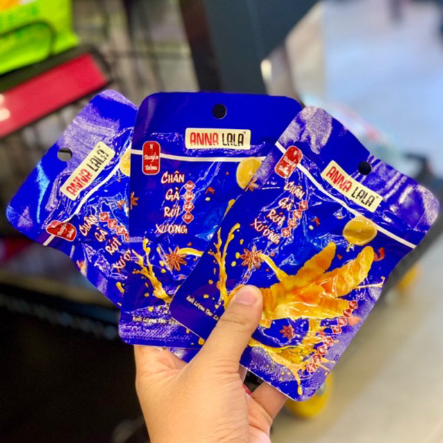 Chân Gà Rút Xương Anna Lala Thấm đẫm sốt Ăn Vặt Tiểu Muội