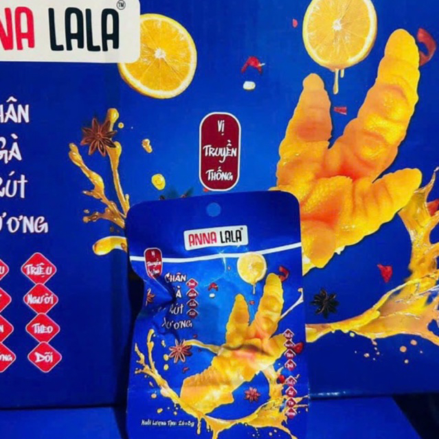 Chân Gà Rút Xương Anna Lala Thấm đẫm sốt Ăn Vặt Tiểu Muội