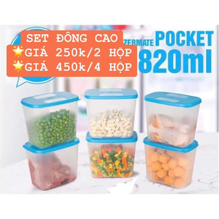 Set hộp đông 820ml tupperware việt