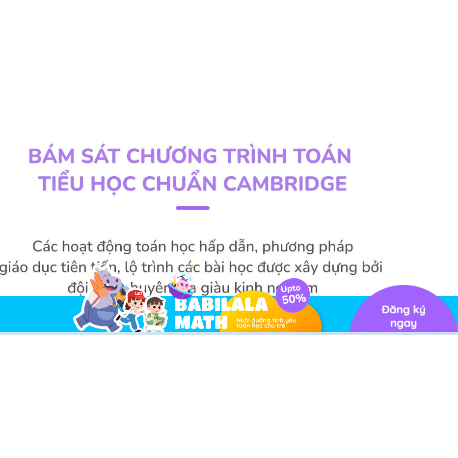 Babilala Math cho bé