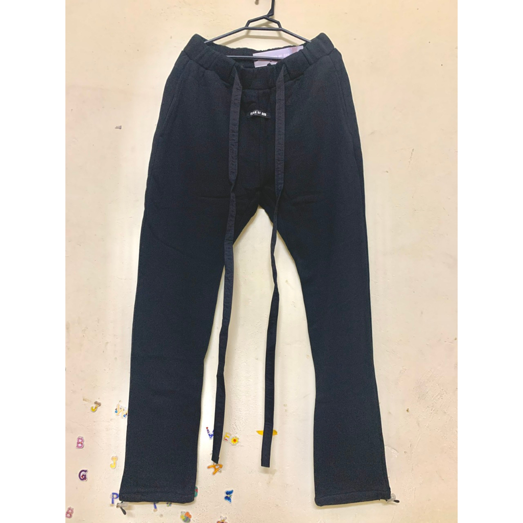 Quần dài đen Fear of god, Quần FOG Sixth Collection 6TH Black - FULLTAG