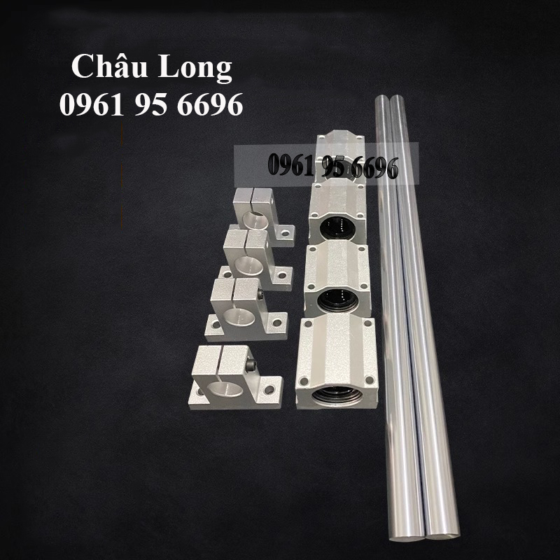 Bộ Thanh Trượt Tròn SC8 10 12  Mạ Crom