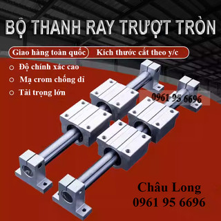 Bộ thanh trượt tròn sc16 20 25 mạ crom