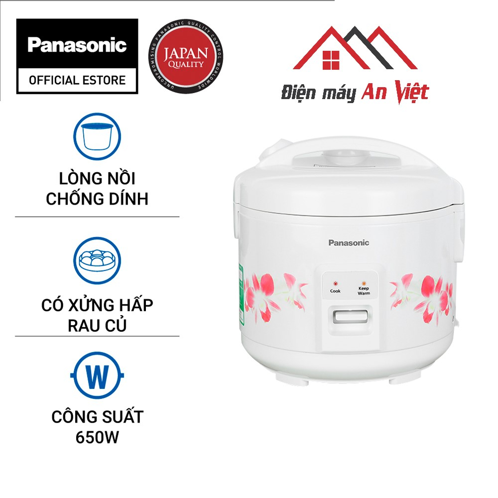Nồi cơm nắp gài Panasonic 1.8 lít SR-MVN18FRAX chính hãng