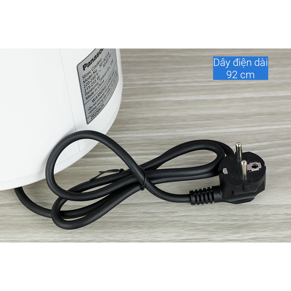 Nồi nấu chậm Panasonic 3 lít NF-N31AWRA chính hãng